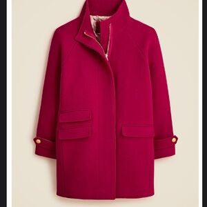 NWT 16 Tall Toscana coat in Italian stadium-cloth wool blend